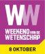 Logo Weekend van de Wetenschap 2017